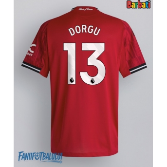 Manchester United Patrick Dorgu #13 Tricou Fotbal Replică 2025-26 Barbati Acasa